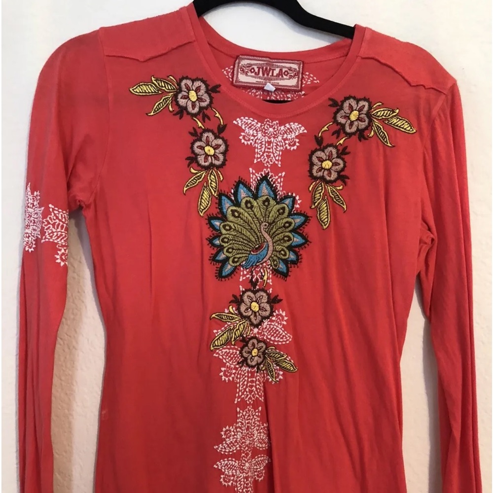 Johnny Wass Los Angeles Embroidered long sleeve XS Women’s shirt